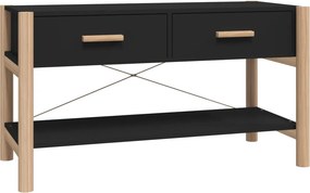 vidaXL fekete szerelt fa TV-szekrény 82x38x45 cm