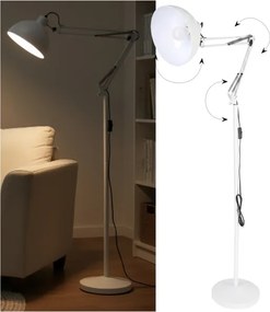 Brilagi - Rugalmas állólámpa TASKER 1xE27/60W/230V 157 cm fehér