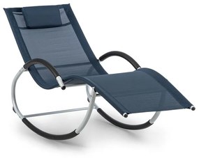 Westwood Rocking Chair, hintaágy, ergonomikus, alumínium keret, sötétkék