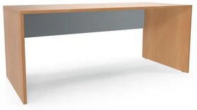 Irodaasztal Viva, 180 x 80 x 75 cm, egyenes kivitel, bükk/szürke