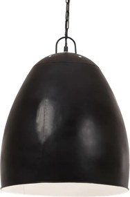 vidaXL kerek fekete ipari függőlámpa 25 W 42 cm E27