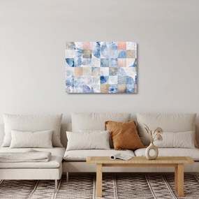 Kép - Geometrikus formák a falon (üvegen) (70x50 cm)
