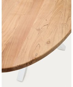 Étkezőasztal akácfa asztallappal 100x200 cm Argo – Kave Home