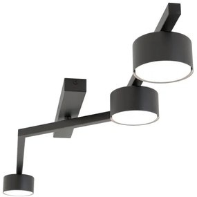 Mennyezeti lámpatest SKAN 3xGX53/12W/230V fekete