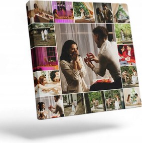 Fotó-vászonkép Az Ön fotója 50x50 Kollázs Varázsló Minta 17 Kép