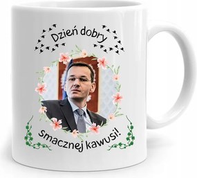 Bögre Politikus Miniszterelnök Mateusz Morawiecki Pis