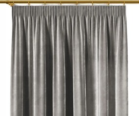 Velvi szalagfüggöny 140x250 világosszürke