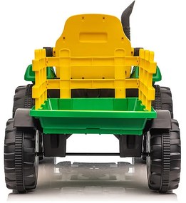 Elektromos traktor zöld
