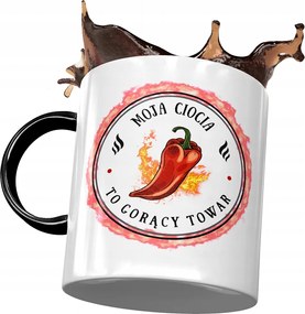 Fekete Bögre Nagynéni Születésnap Ajándék Nyomtatott Fotóval