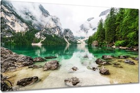 Vászonkép 120x70 Hegyi tó