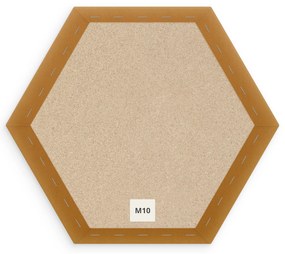 Bársony kárpitozott panel - Hatszög - 35x40cm Szín: Bordó