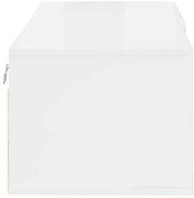 TV szekrény fiókkal Beton szürke 100.5 x 39 x 30 cm Faanyag