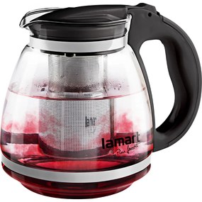 Lamart LT7027 Verre teáskancsó 1,5 l, fekete