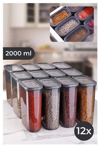 Élelmiszertartó doboz szett 12 db-os – Hermia
