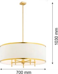Argon ABBANO 2127 Csillár 5x7W/E14 IP20