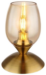 Globo 24007M - Asztal érintős lámpa KUWAITA 1xE14/25W/230V réz