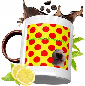 Bordó Bögre Grafika Születésnapi Ajándék fényképes nyomtatással