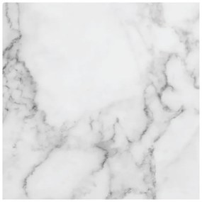 Slab Sticker White Marble padlómatrica, 30 x 30 cm - Ambiance