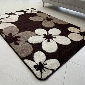 Comfort 4808 barna modern szőnyeg 40x70 cm