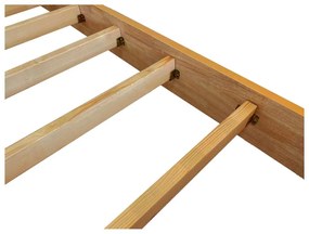 Franciaágy 160 cm Novedades (természetes) (ágyráccsal). 1116426