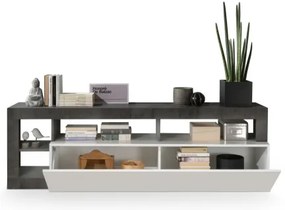 TV-állvány LENOR fehér/antracit