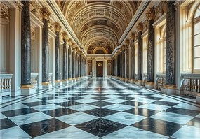 Flizelin fotótapéta Klasszikus elegancia korlát oszlop 200x140 +ragasztó