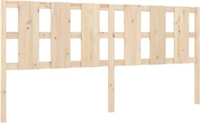 vidaXL tömör fenyőfa ágyfejtámla 205,5x4x100 cm