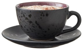 Fekete agyagkerámia csésze szett 4 db-os 240 ml Black/Mix – Bitz