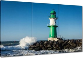 Vászonkép 120x80 Világítótorony Tenger