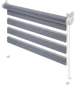 Szürke nappali-éjszakai roló 80x150 cm Zebra Natur – Gardinia