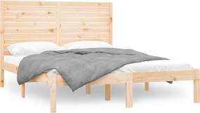 vidaXL tömör fa ágykeret 120 x 200 cm
