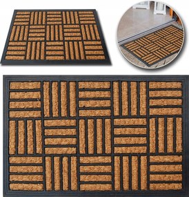 Lábtörlő A Cipő Bejáratához A Kókusz Ajtó Alá