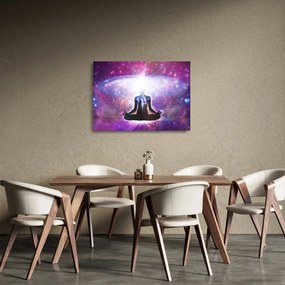 Kép - Kapcsolat az univerzummal (üvegen) (70x50 cm)