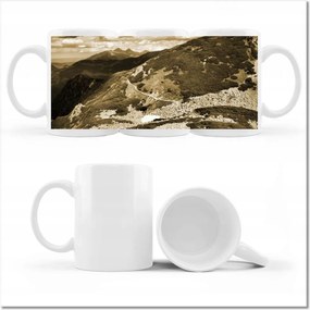 Nyomott mintás bögre Tátra Lengyel hegyek Kilátás