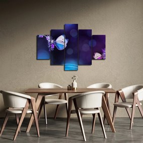 Kép - Pillangók a levendulán (150x105 cm)