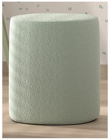 Világoszöld buklé gyerek puff MOON – Vipack