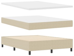 Box Spring Ágy matraccal és LED világítással Zöld Szürke 140x200 cm Bársony Szövet