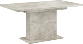 Kihúzható étkezőasztal, beton, 160-200x90 cm, BOBA