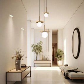 CHITA zsinóros csillár 3xG9/5W/230V arany