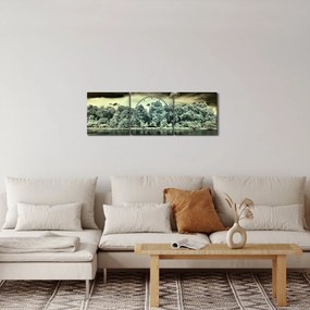 A víz felszínének képe (órával) (90x30 cm)