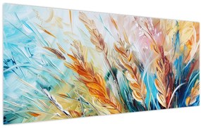 Kép - Búza, absztrakció (120x50 cm)