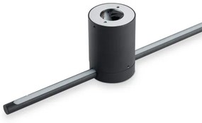 Ideal Lux - LED Fali lámpa ESSENCE LED/12W/230V 3000K 70 cm CRI 90 fekete