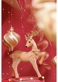 Karácsonyi dekoráció 47 cm szarvas