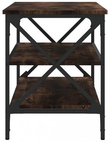 füstös tölgy színű szerelt fa TV-szekrény 80x40x50 cm