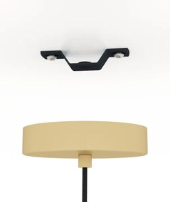 Eglo 390206 - Csillár zsinóron COROJAL 1xE27/40W/230V arany/barna