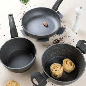 Florina Kőedény Lava Stone MG, 26 cm, szürke, 26 cm átmérőjű