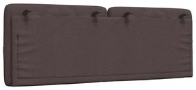 sötétbarna szövet fejtámla párna 140 cm