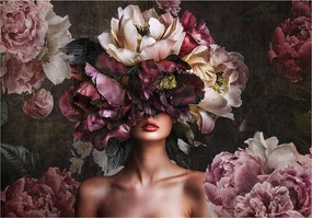 Drámai Virágos Rejtély fotótapéta Hálószobába és Nappaliba 254x184+ragasztó