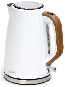 Vízforraló 1,7 l 2400W/230V rozsdamentes acél/fehér