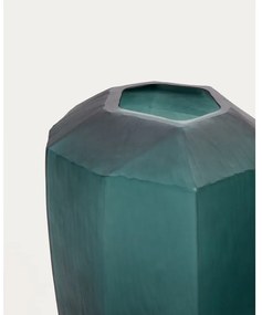 Petróleum színű üveg váza (magasság 45 cm) Geonix – Kave Home